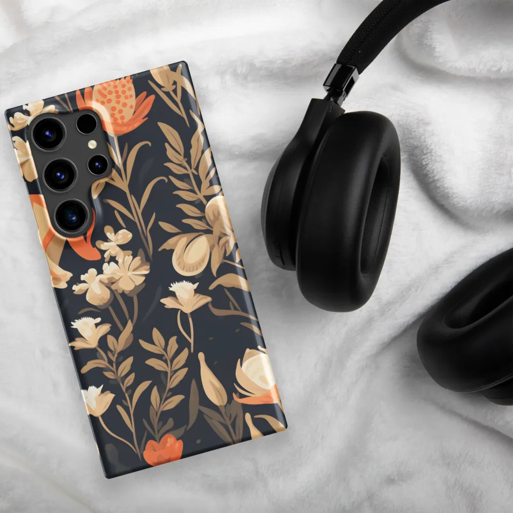 Floral Harmony: A Dance in the Dark
