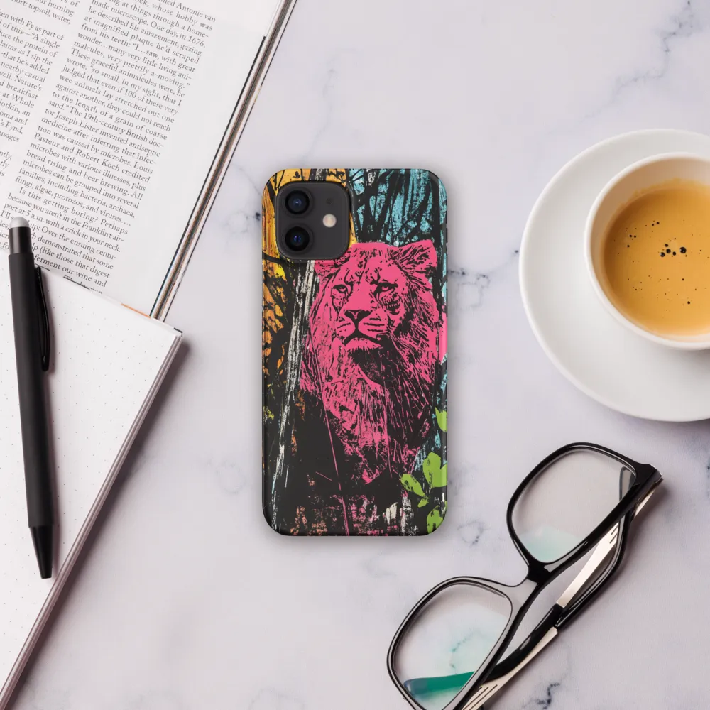 Fierce Vibrance: The Pink Lion