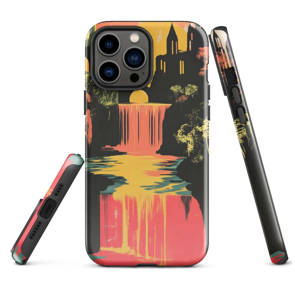 Elysian Echoes: A Surreal Reflections | Phone Case |  13 Pro Max | Tough Case | Glossy
