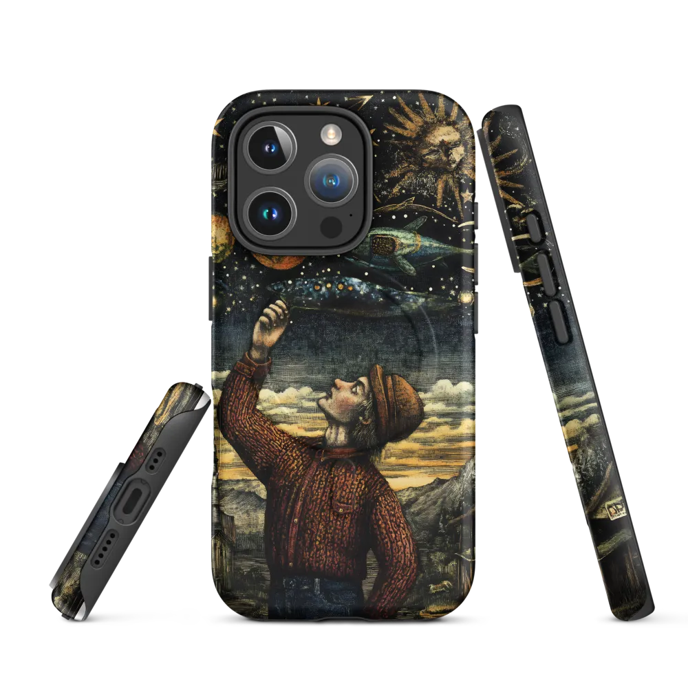 Cosmic Curiosity: A Journey Beyond Earth | Phone Case |  16 Pro | MagSafe® Tough Case | Matte