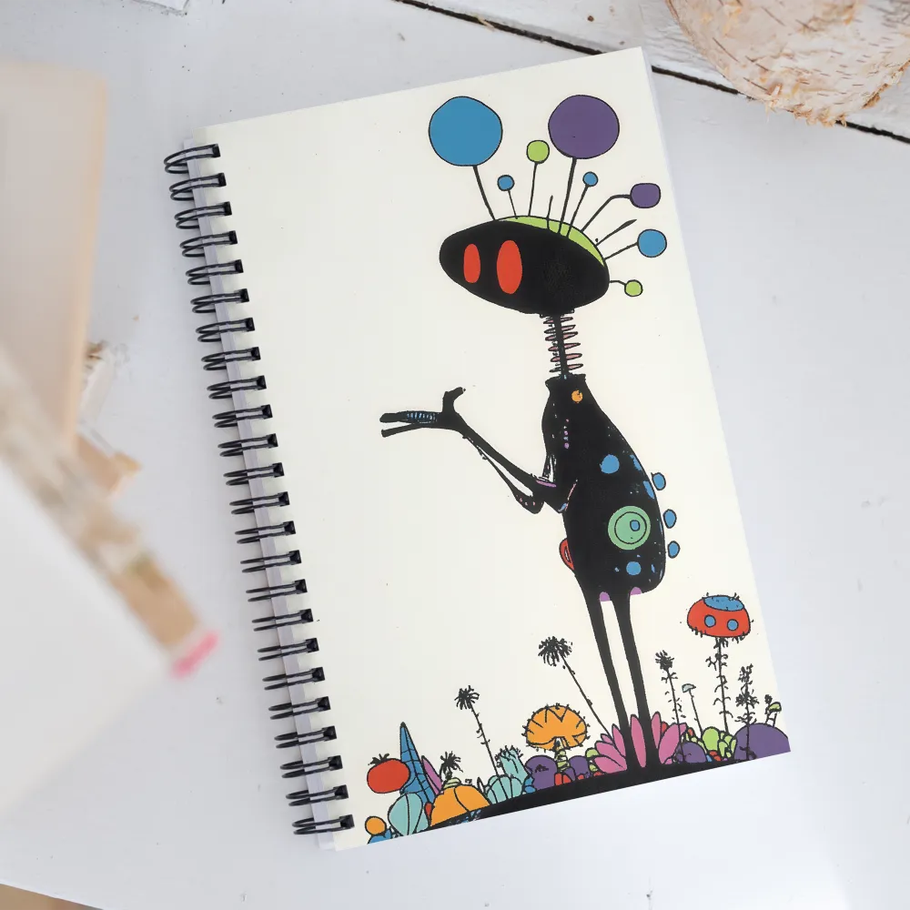 Whimsical Encounter | Spiral Notebook