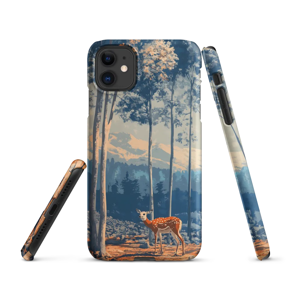 Whispers of the Forest: A Serene Encounter | Phone Case |  11 | Snap Case | Matte