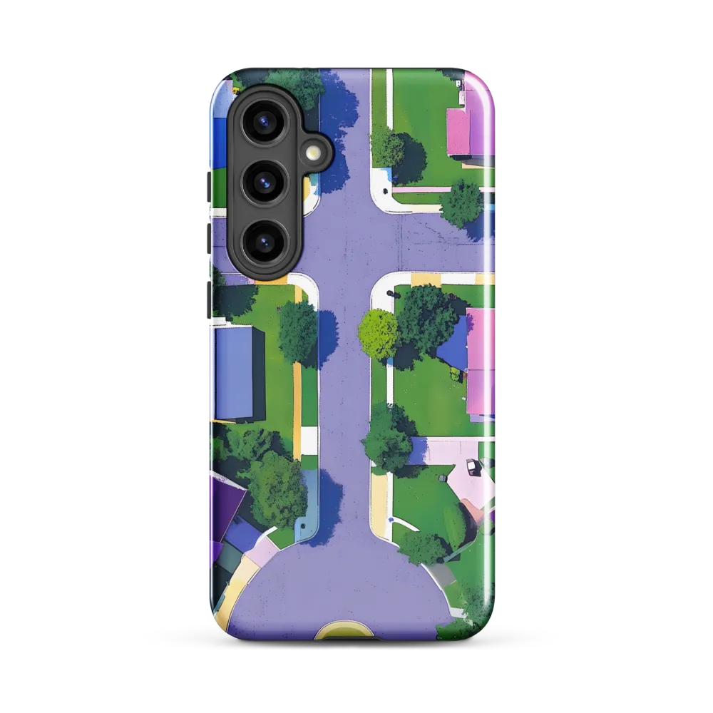 Aerial Harmony: Suburban Crossroads