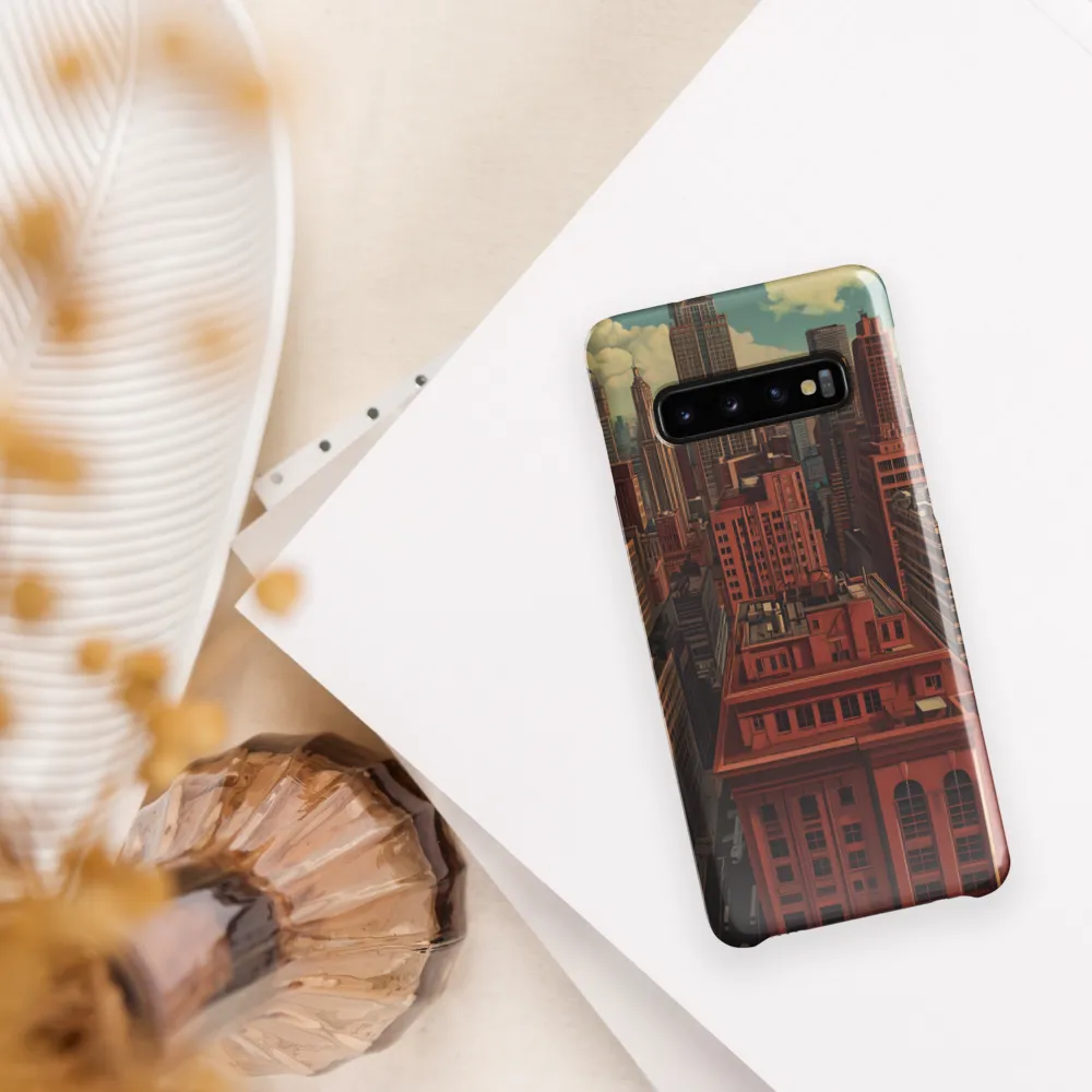 Urban Reverie: A Journey Through the City | Phone Case |  S10 | Snap Case | Glossy