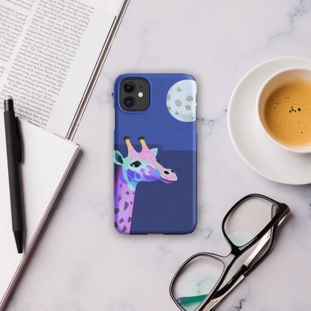 Whimsical Giraffe Under the Stars