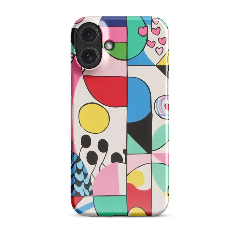 Dynamic Interplay of Shapes | Phone Case |  16 Plus | Snap Case | Glossy