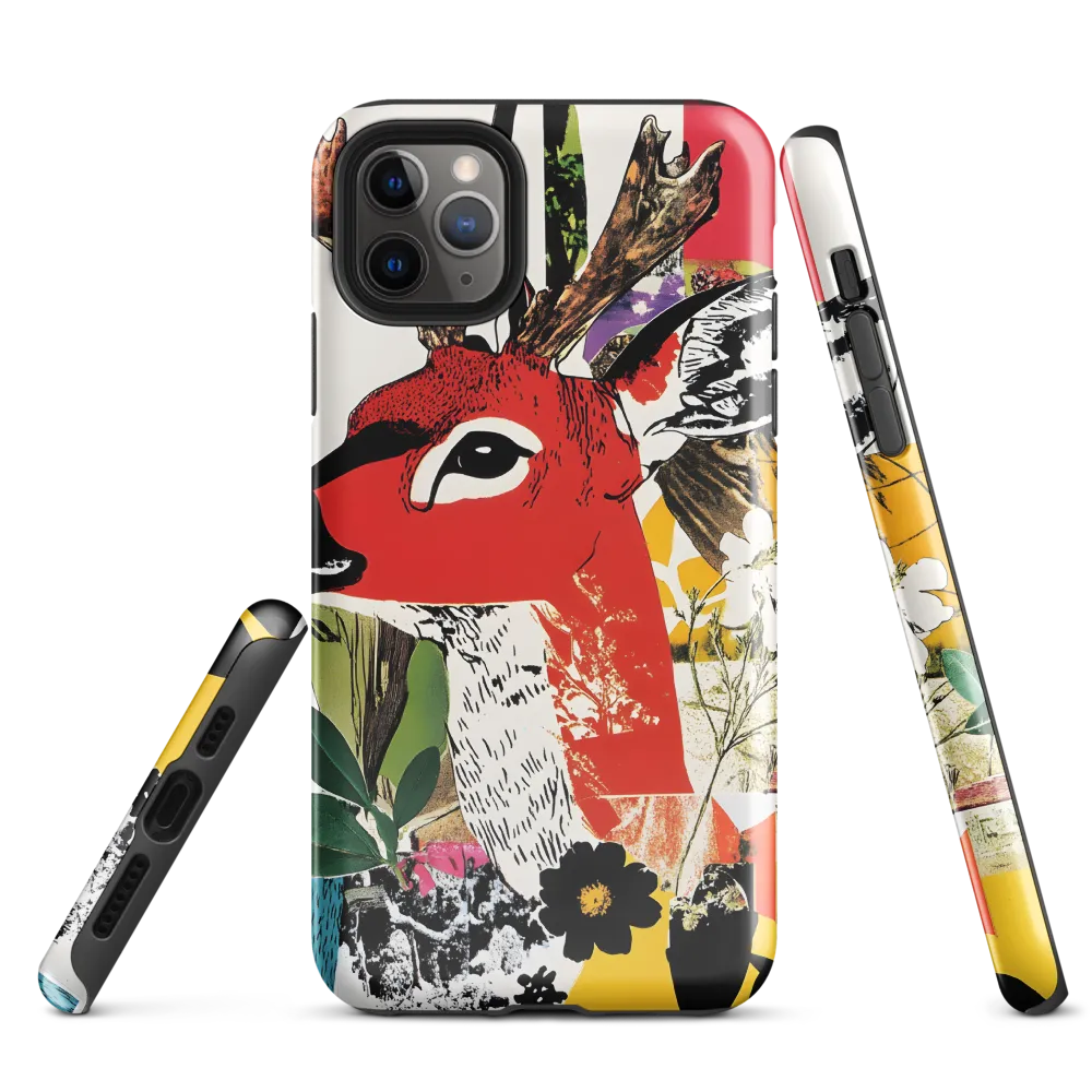 Vibrant Harmony: The Deer in Nature | Phone Case |  11 Pro Max | Tough Case | Glossy