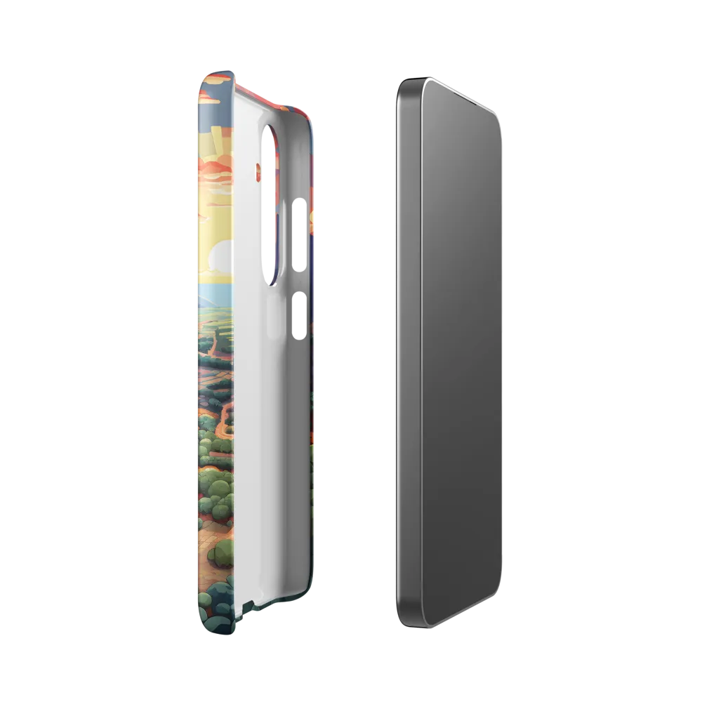 Desert Serenity at Dusk | Phone Case |  S24 | Snap Case | Matte