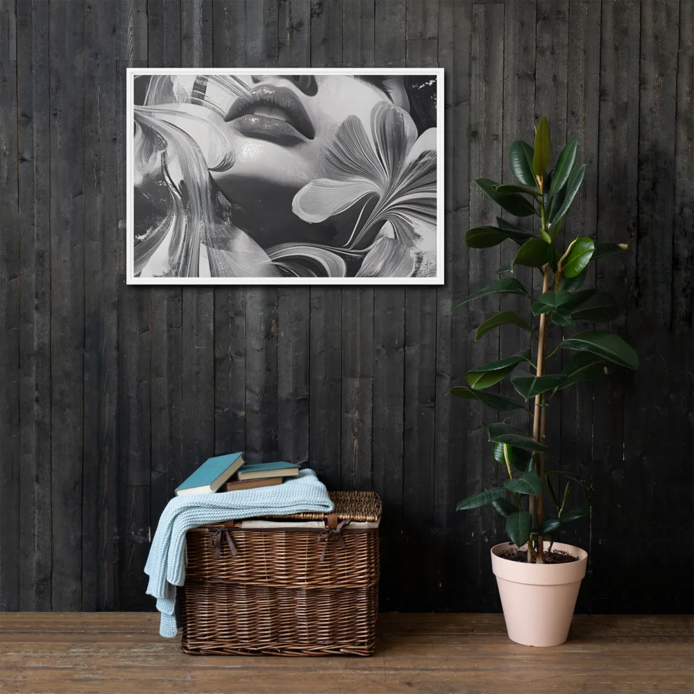 Harmony of Flows | Canvas with White Frame | 24″×36″