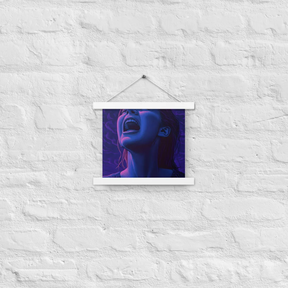 Echoes of Anguish | Poster With White Wood Hanger | 10″×10″