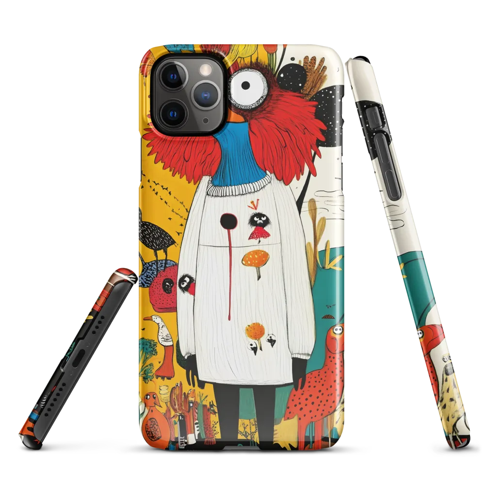 Whimsical Bird's Embrace | Phone Case |  11 Pro Max | Snap Case | Glossy