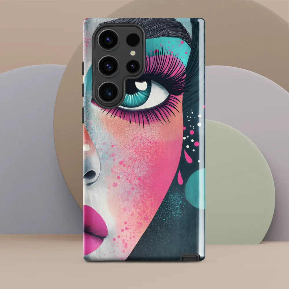Vibrant Gaze | Phone Case |  S23 Ultra | Tough Case | Glossy