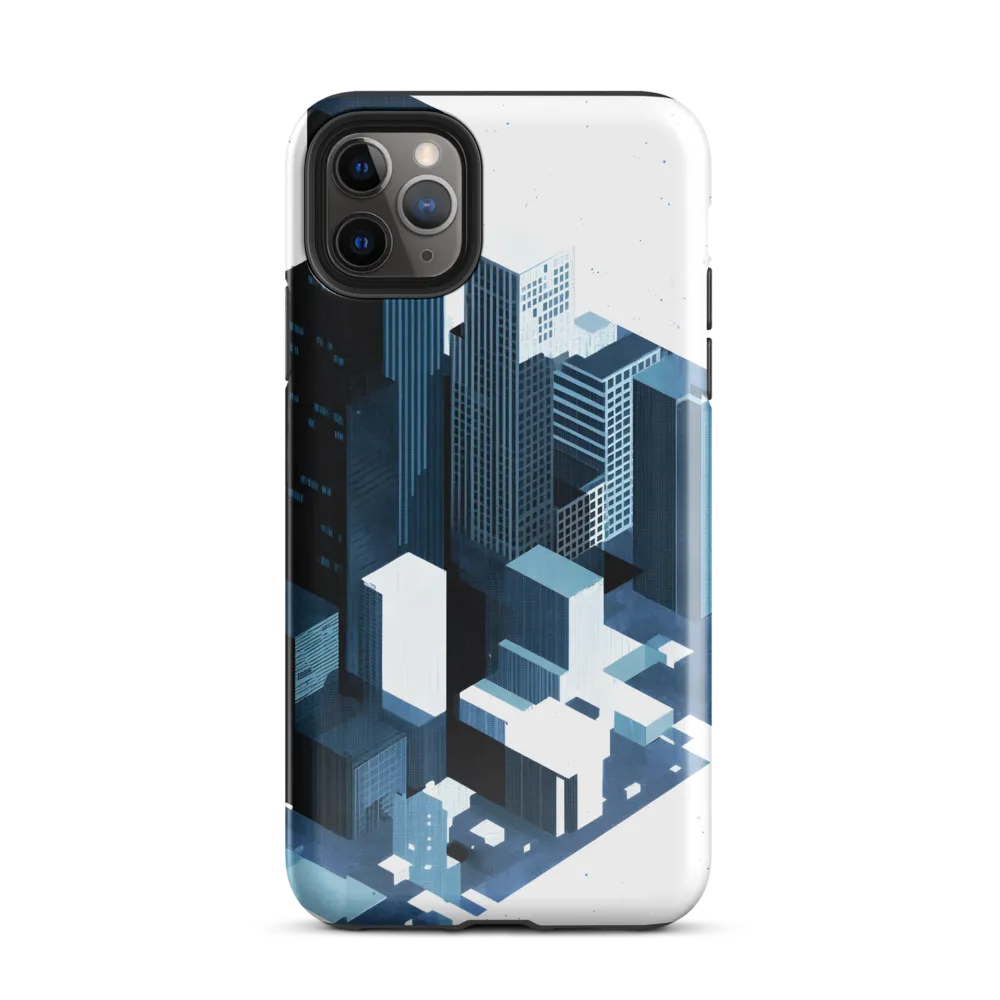 Urban Geometry: A Contemporary Cityscape | Phone Case |  11 Pro Max | Tough Case | Glossy