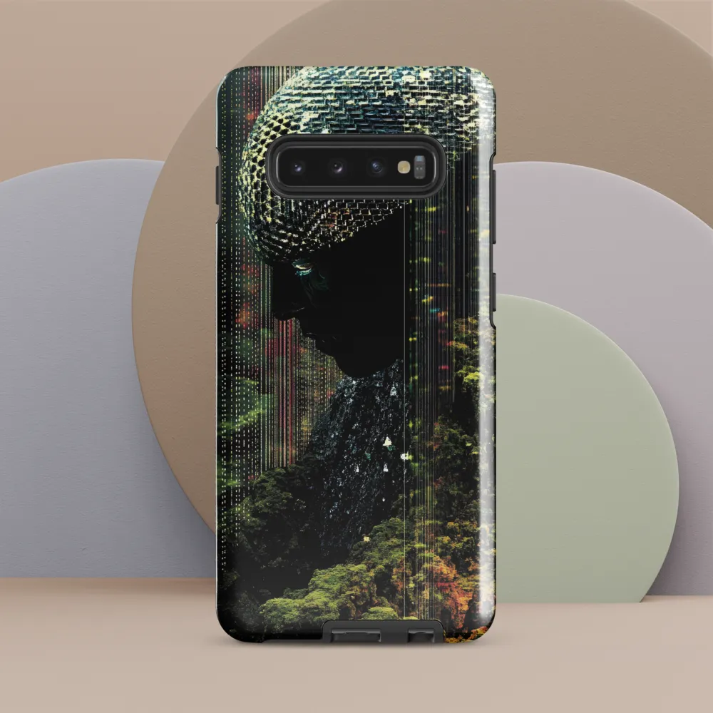 Digital Reverie: The Surreal Portrait of Nature | Phone Case |  S10 Plus | Tough Case | Glossy