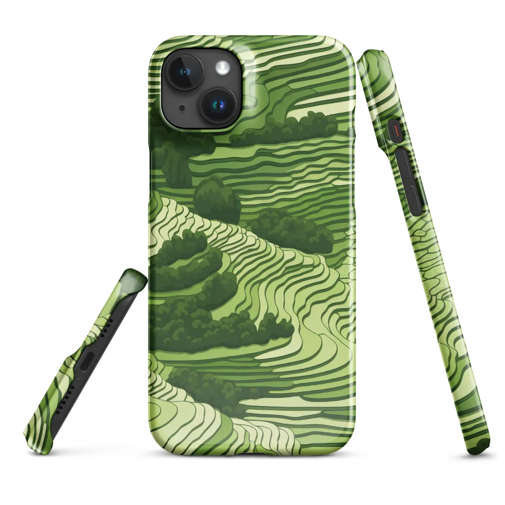 Waves of Green: An Abstract Landscape