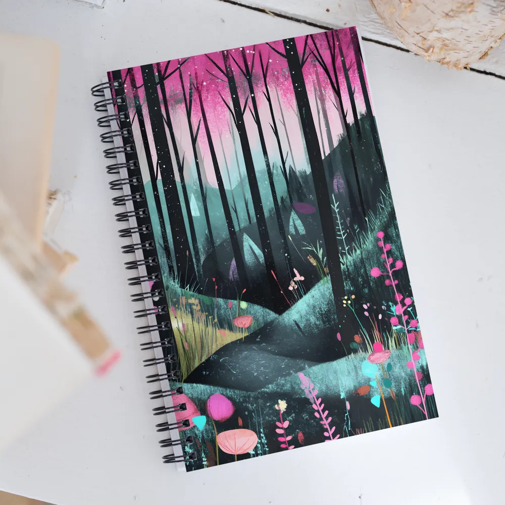 Whispers of a Fantastical Forest | Spiral Notebook