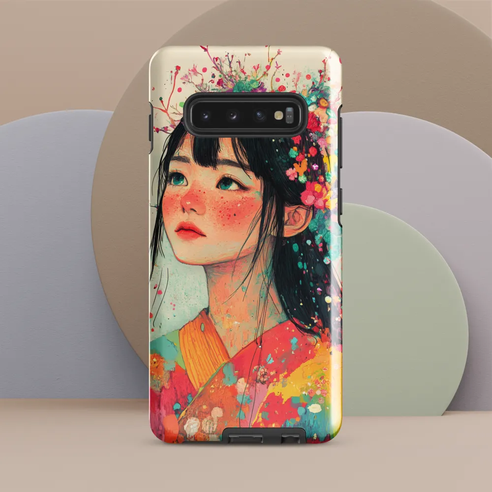 Whispers of Blossoms | Phone Case |  S10 Plus | Tough Case | Glossy