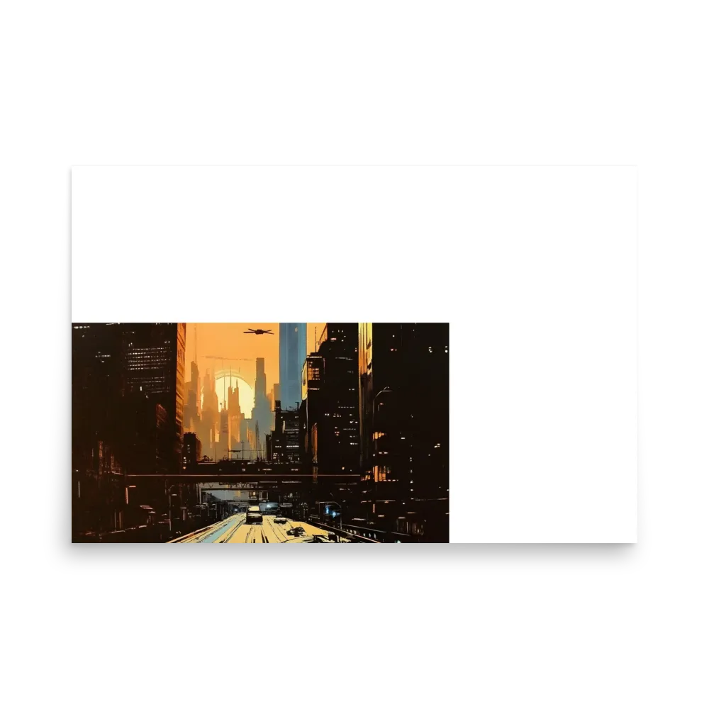 Metro Nexus: A Futuristic Cityscape | Poster | 24″×36″