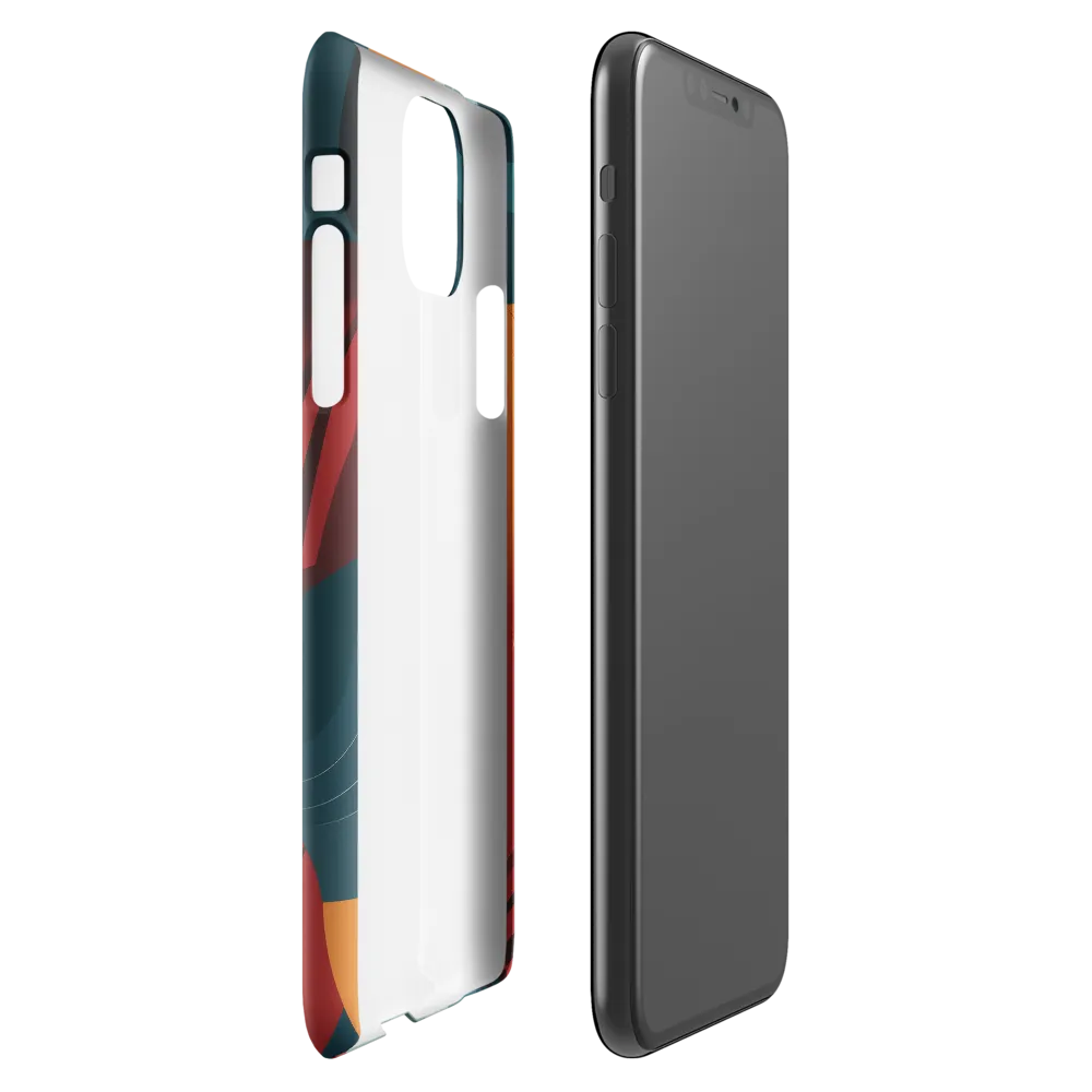 Dynamic Abstractions: A Dance of Forms and Colors | Phone Case |  11 Pro Max | Snap Case | Glossy