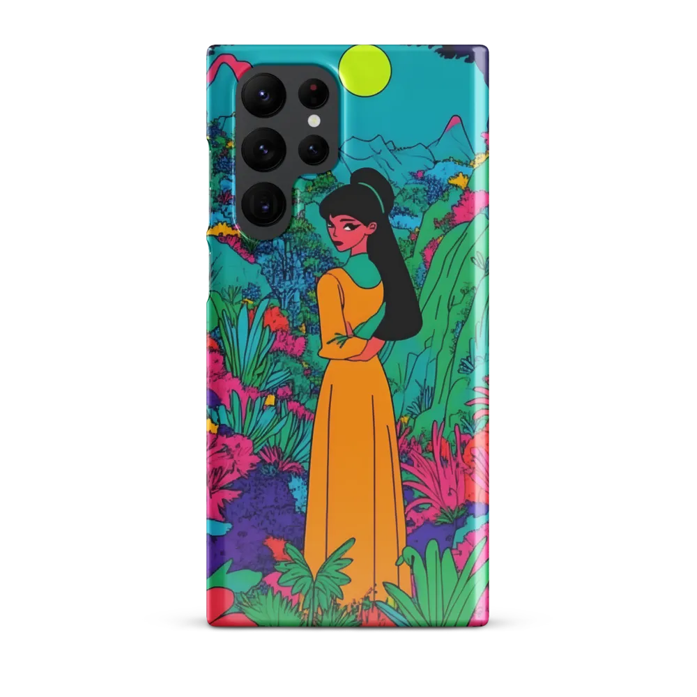 Ethereal Serenity in a Psychedelic Landscape