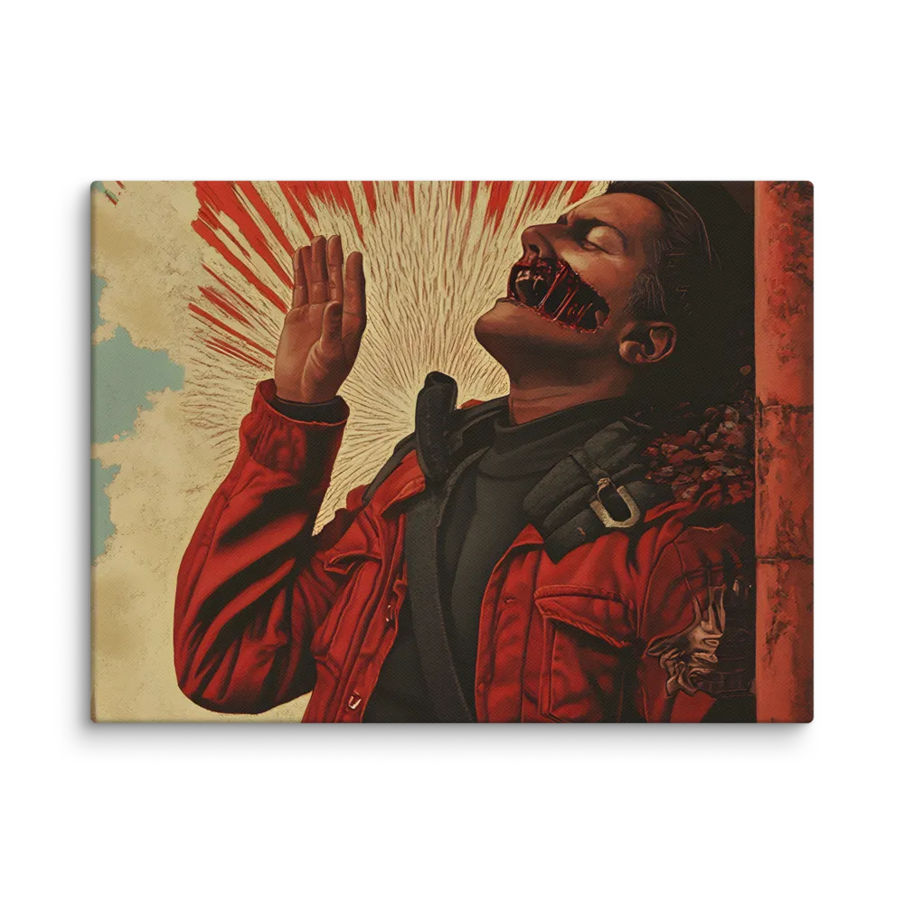 Defiant Echoes of Ruin | Canvas | 9″×12″