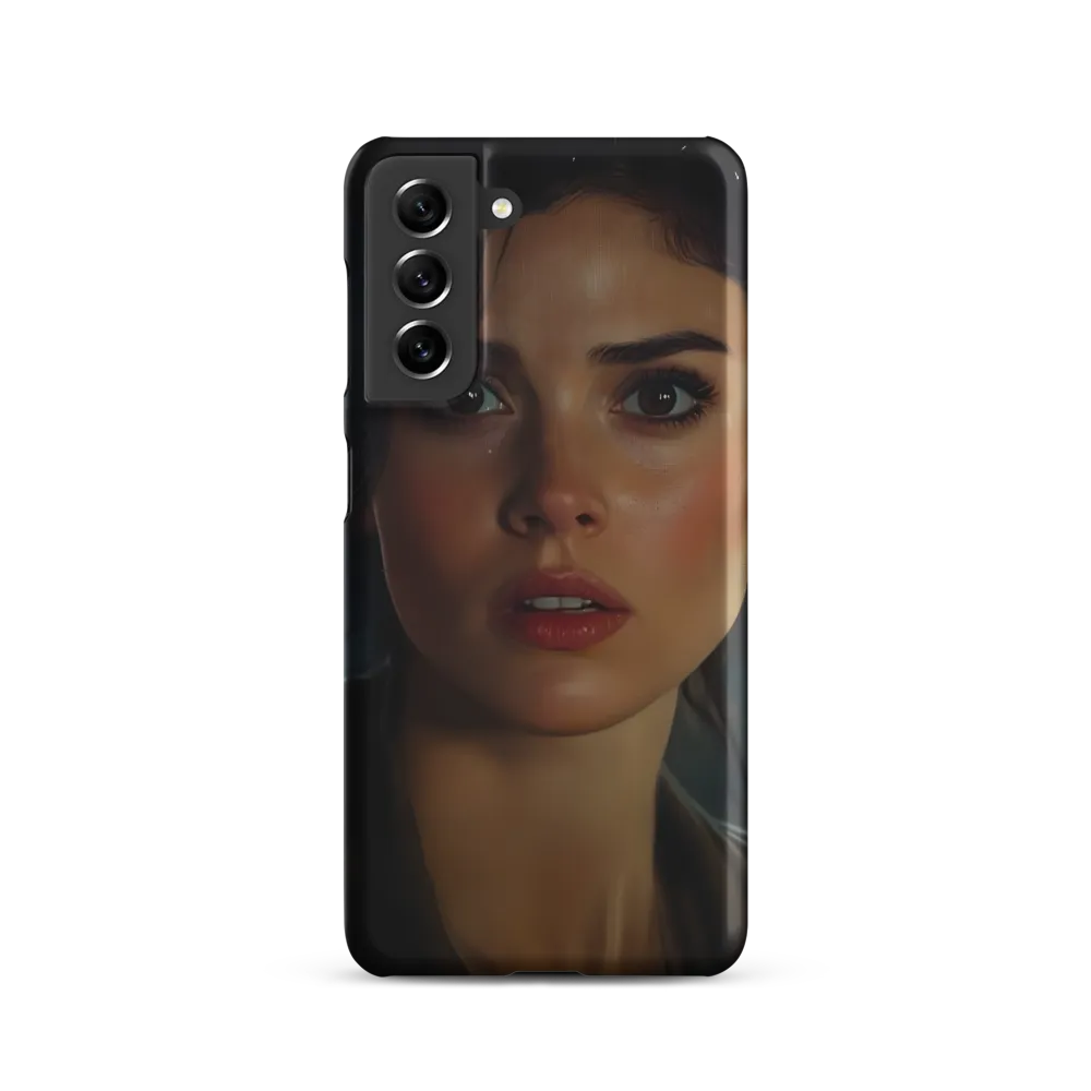 Gaze of Intensity | Phone Case |  S21 | Snap Case | Matte
