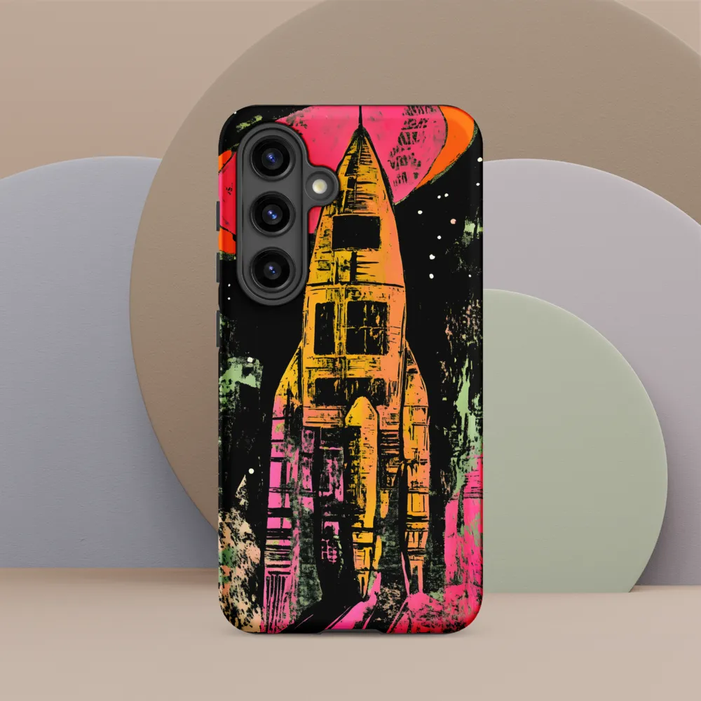Cosmic Voyage: A Surreal Rocket Adventure