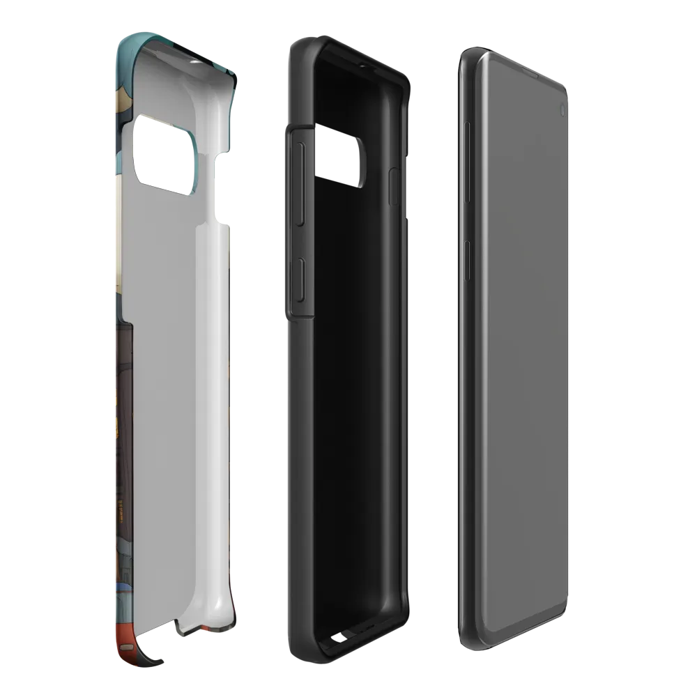 Urban Symphony: A City Awakens at Dusk | Phone Case |  S10 Plus | Tough Case | Matte