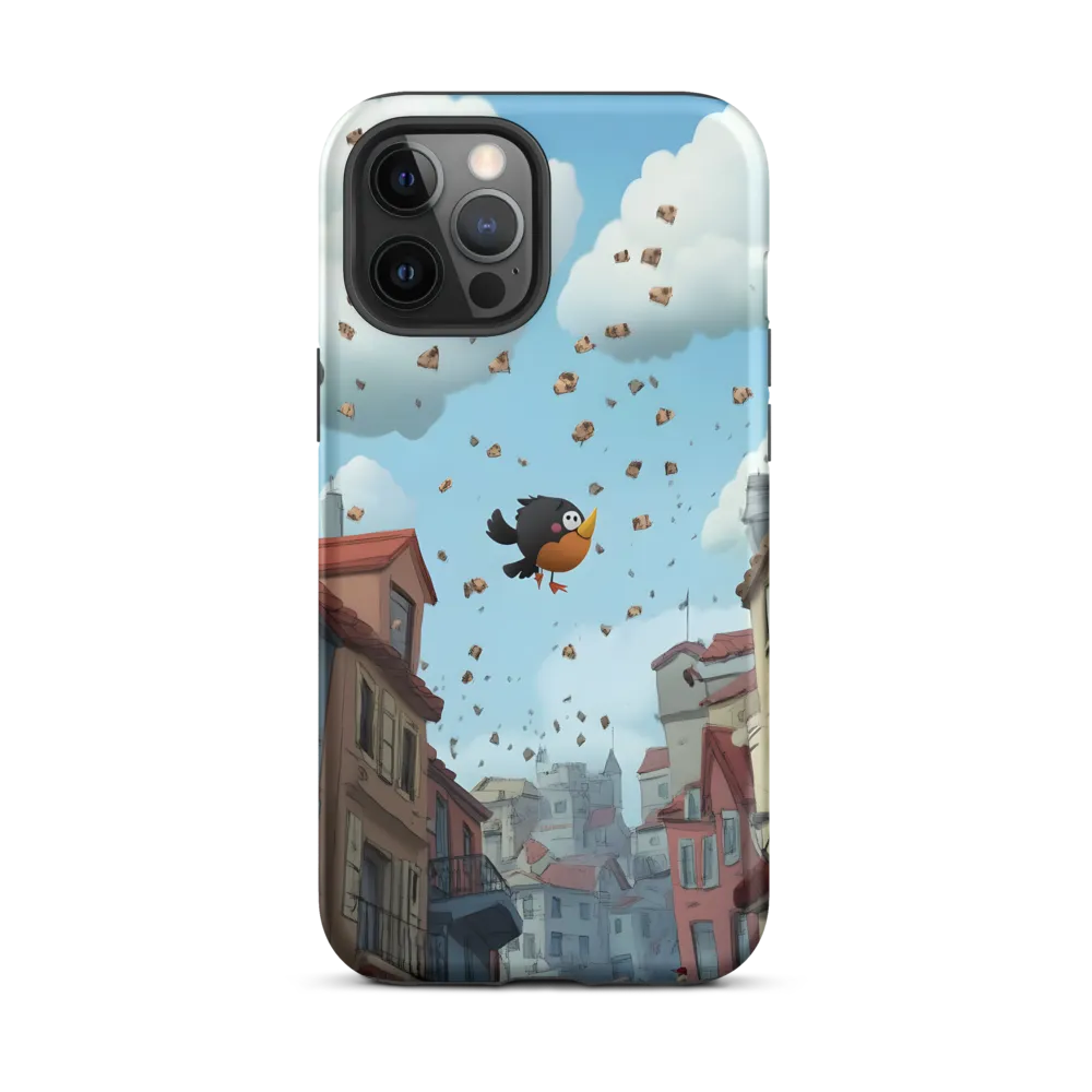 A Whimsical Flight Through Bread and Sky