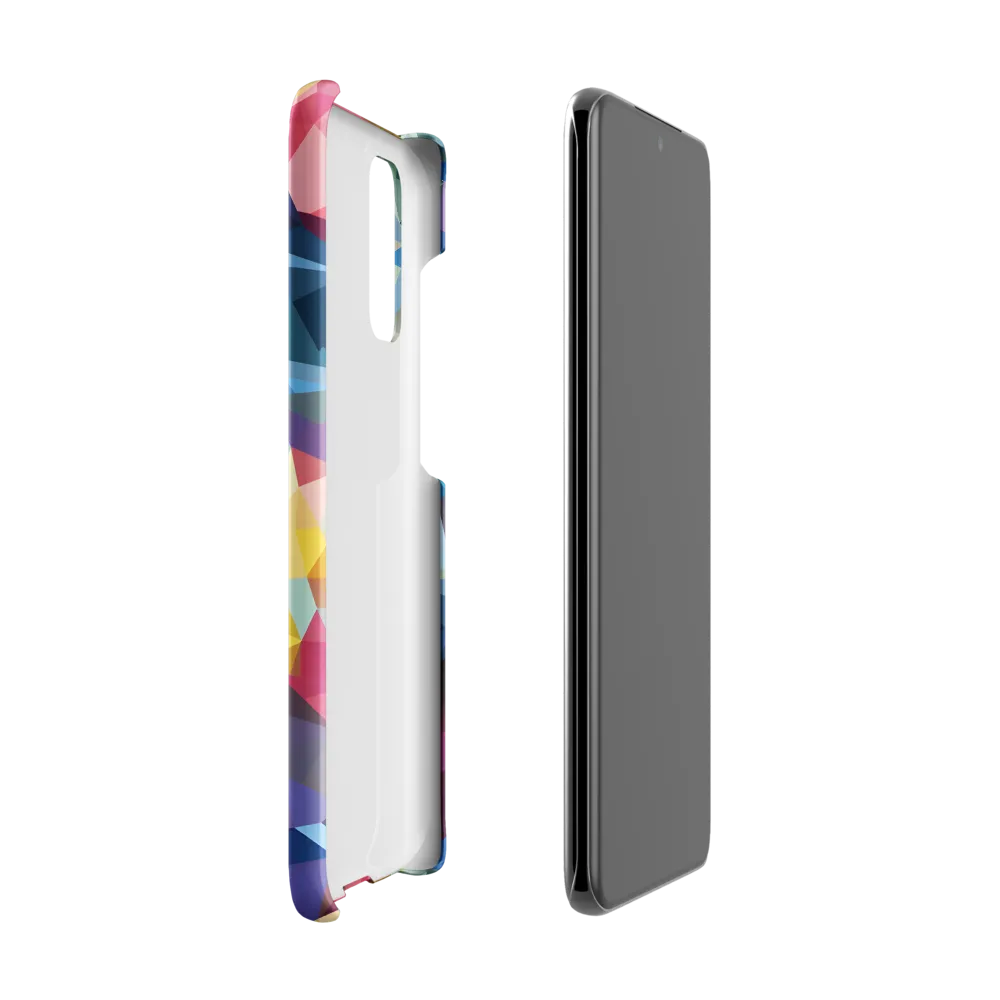 Playful Geometry: The Bear's Face | Phone Case |  S20 | Snap Case | Matte