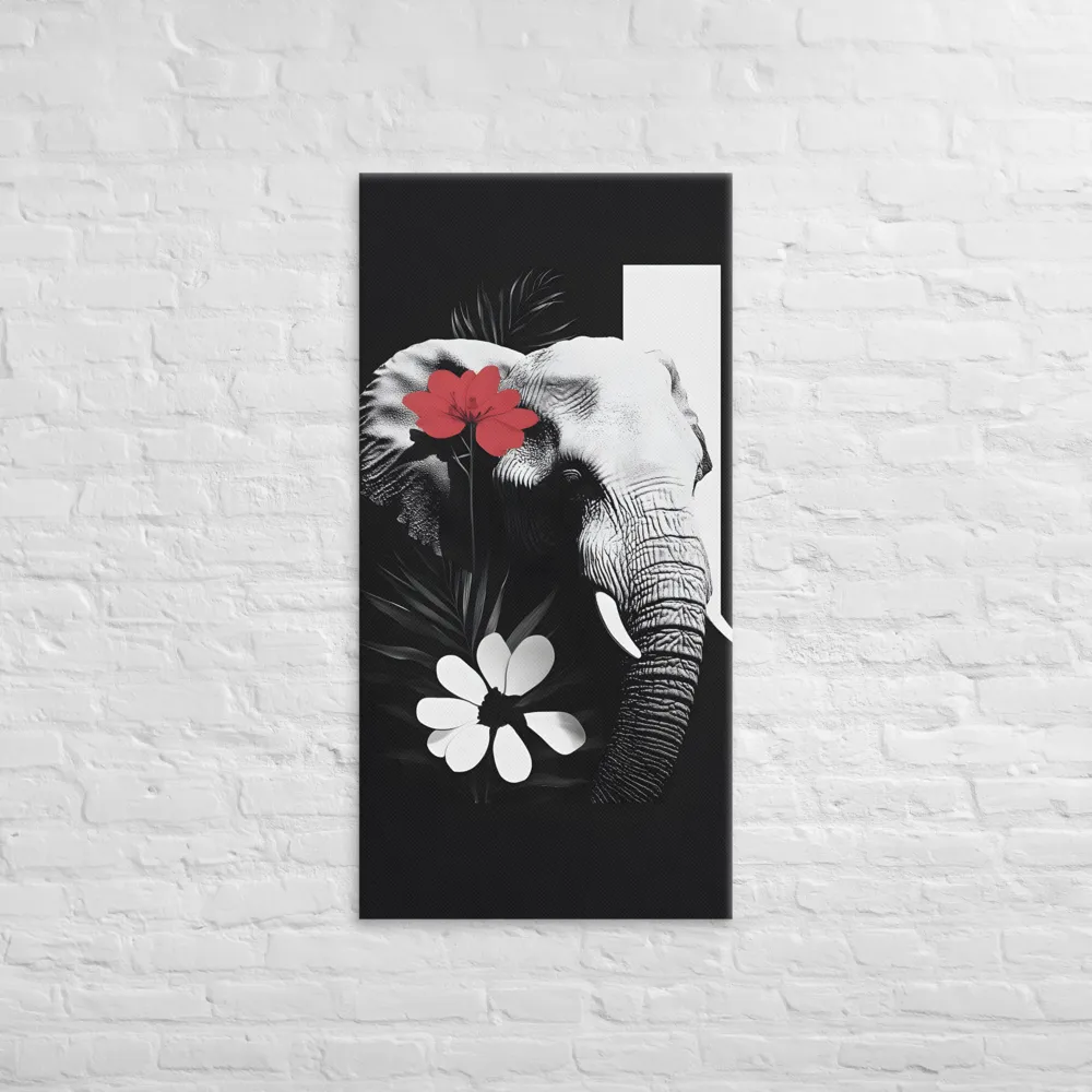 Elephant Harmony | Canvas | 24″×48″
