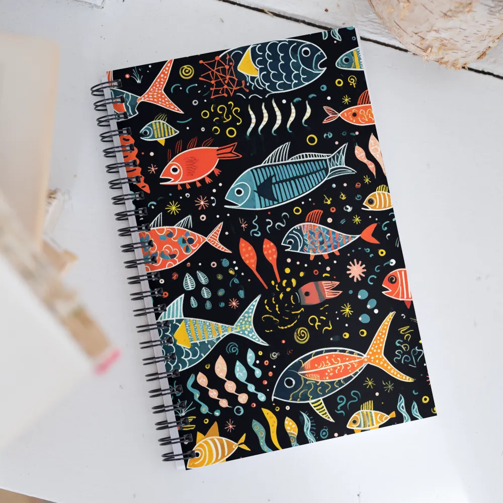 Whimsical Underwater Dance | Spiral Notebook