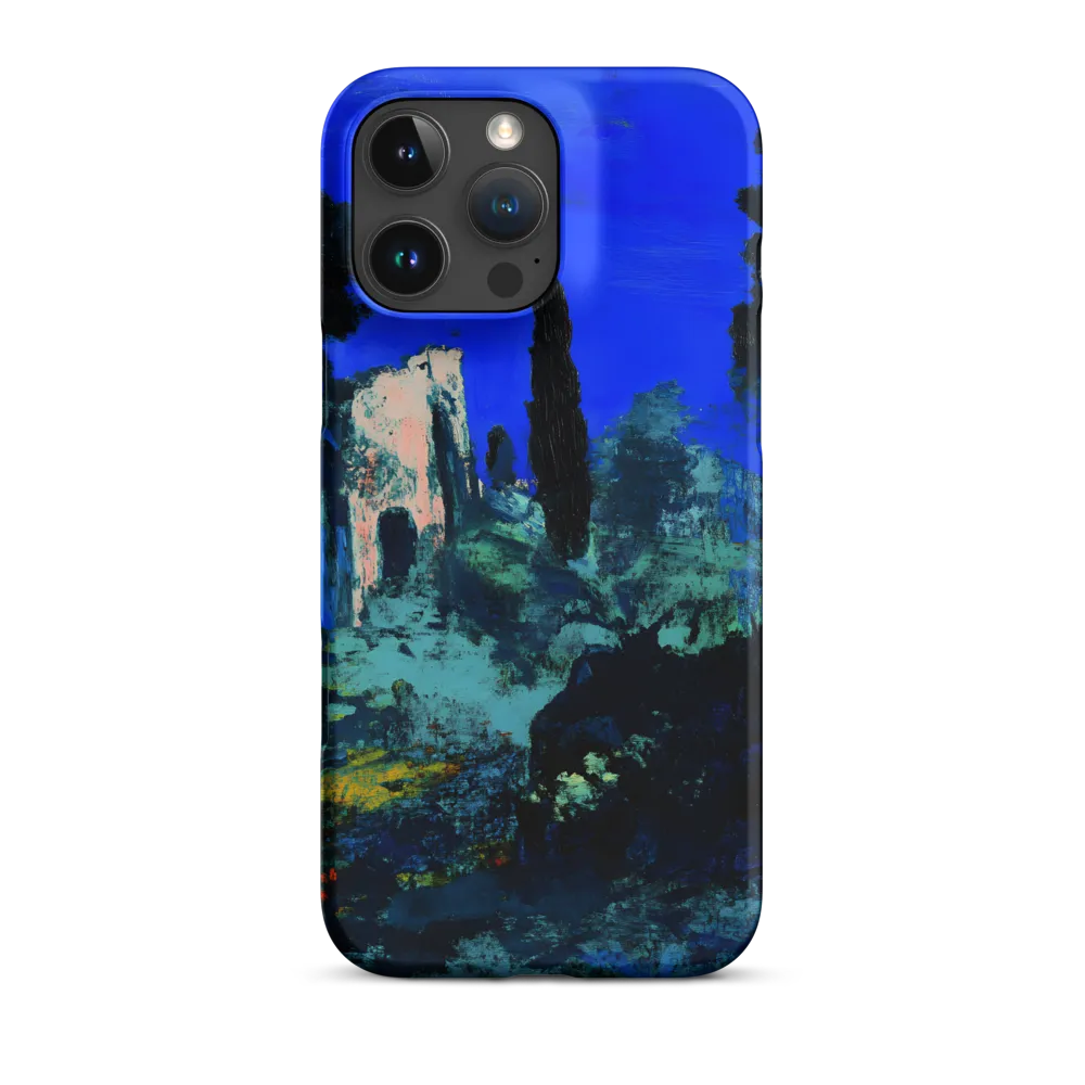 Moonlit Ruins with Cypress