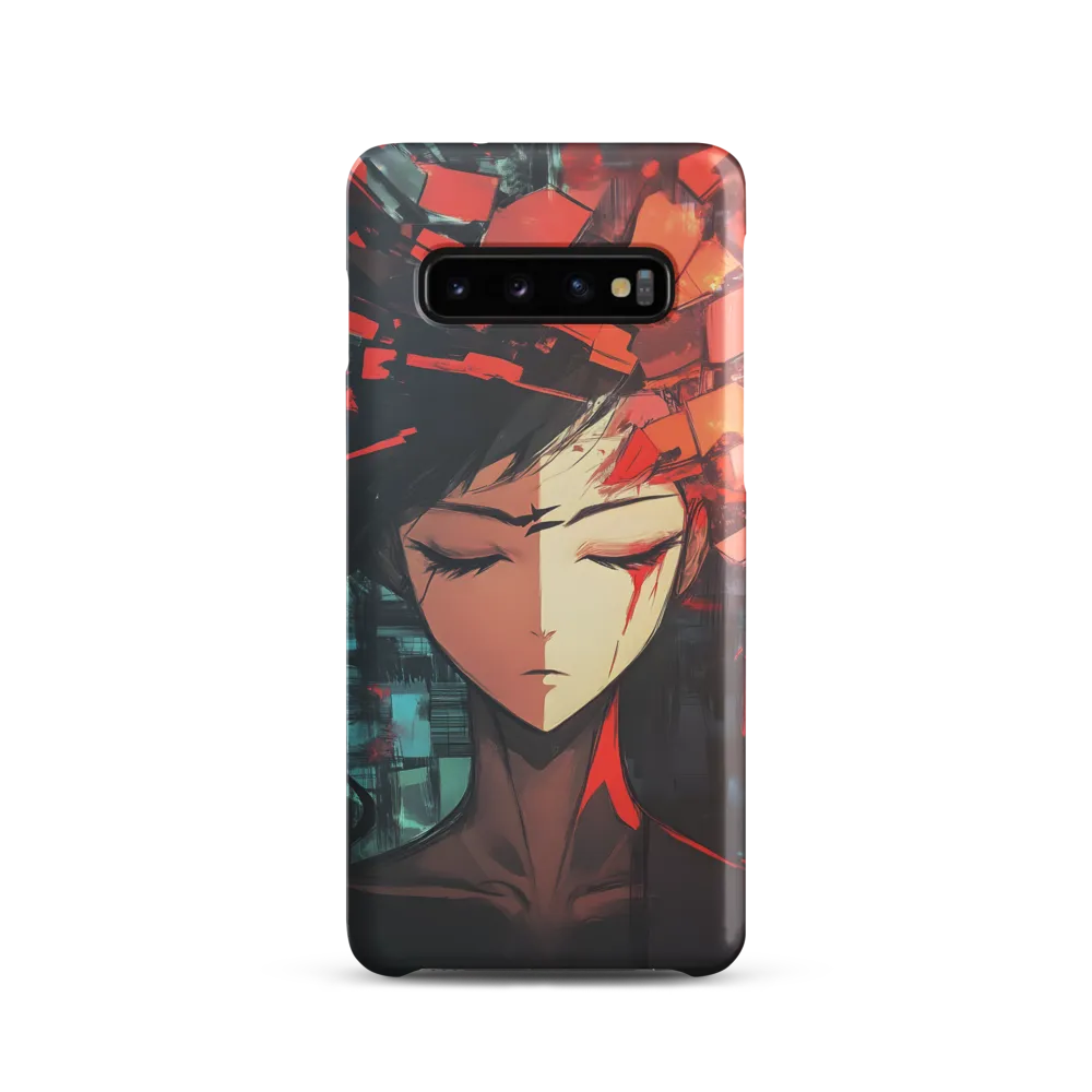 Fragmented Mind: The Silent Struggle | Phone Case |  S10 | Snap Case | Matte