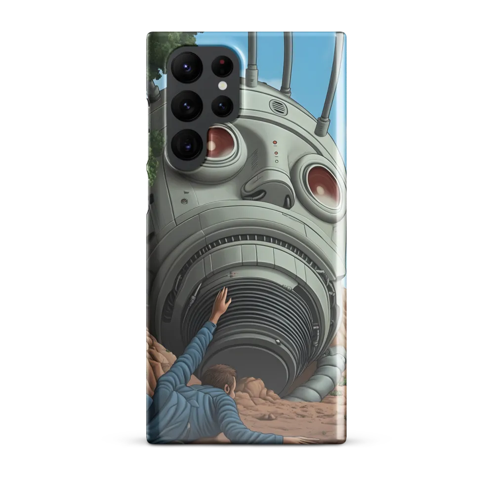 The Descent into Technological Abyss | Phone Case |  S22 Ultra | Snap Case | Glossy