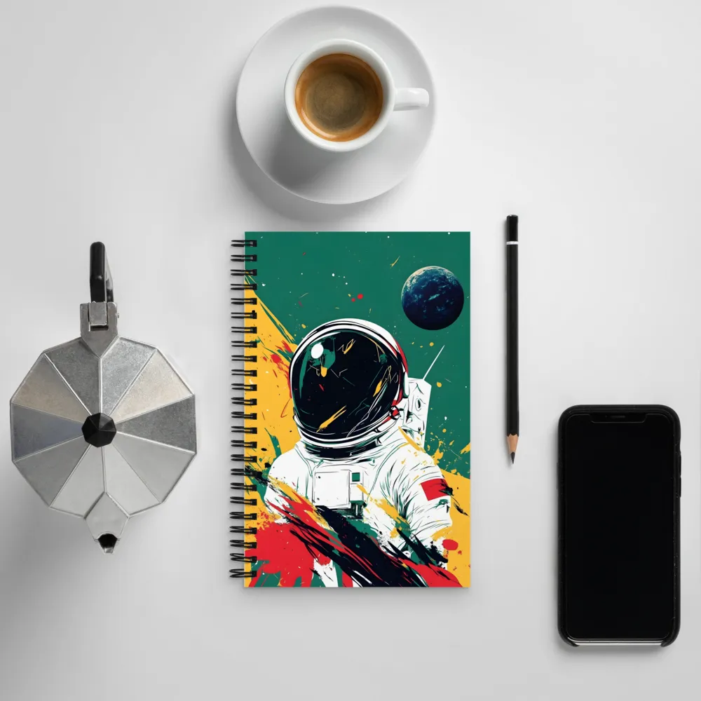 Galactic Explorer: A Modern Odyssey | Spiral Notebook