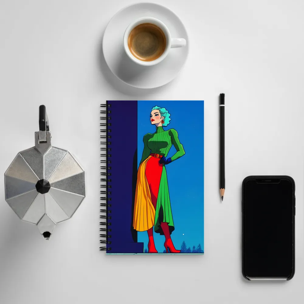 Bold Elegance | Spiral Notebook