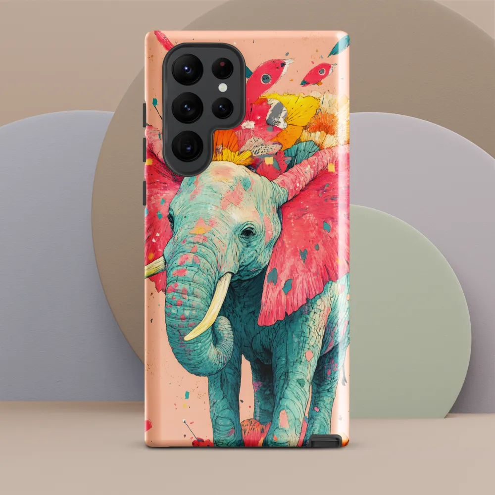 Whimsical Elegance: The Floral Elephant