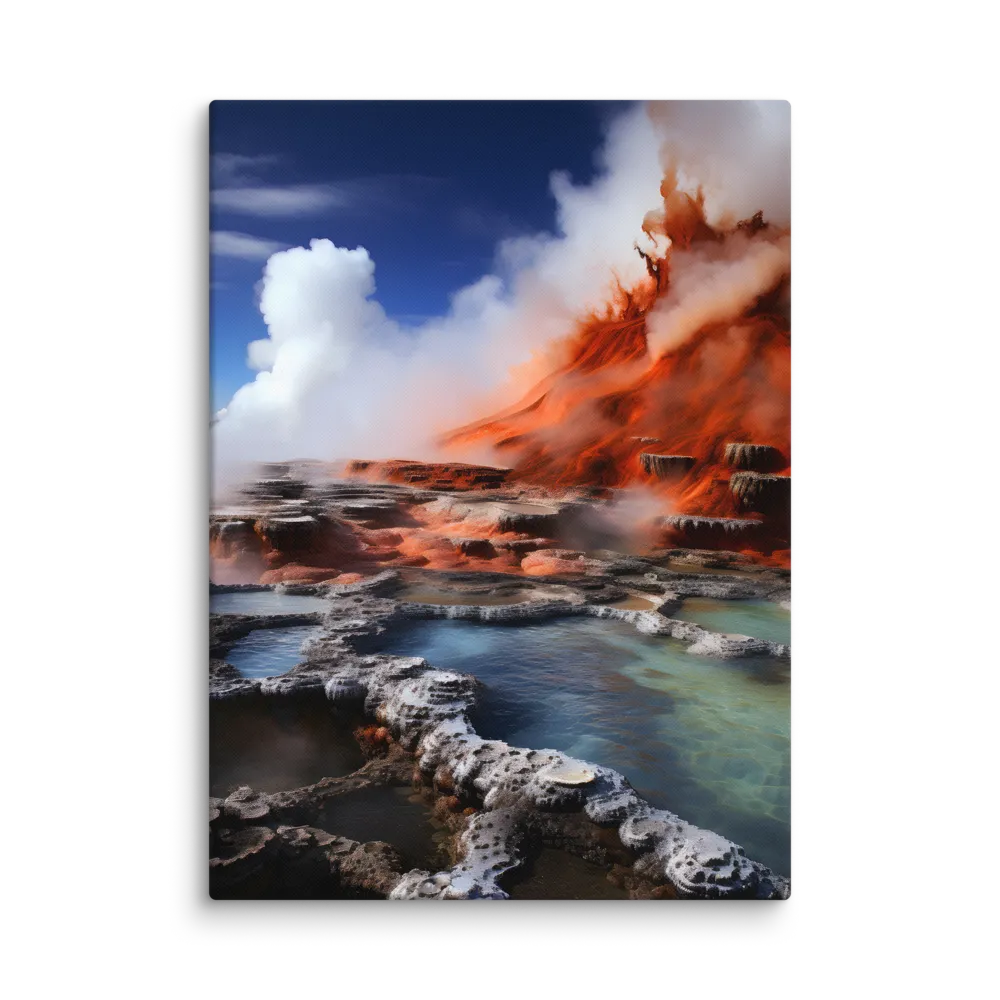 Nature's Fury: The Volcano's Expression