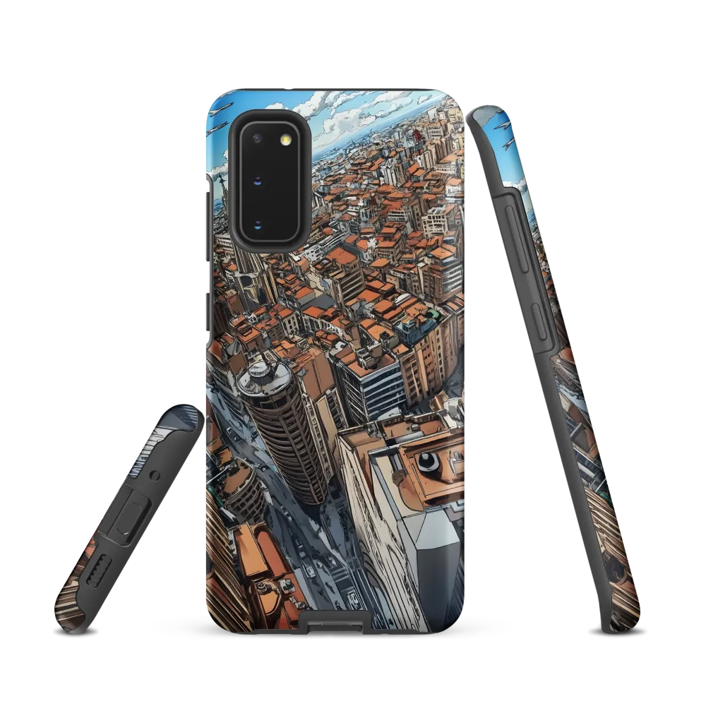 Aerial Symphony of Urban Life
