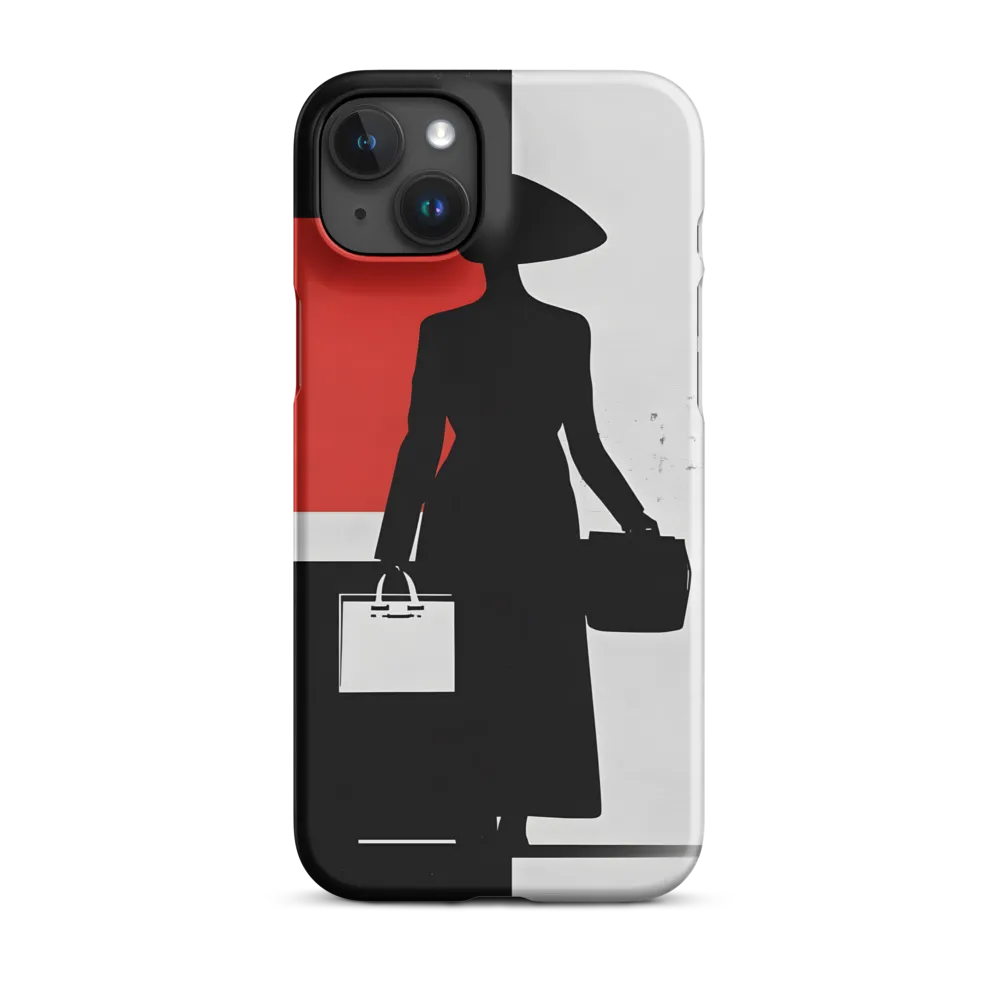 Silhouette of Elegance | Phone Case |  15 Plus | Snap Case | Matte
