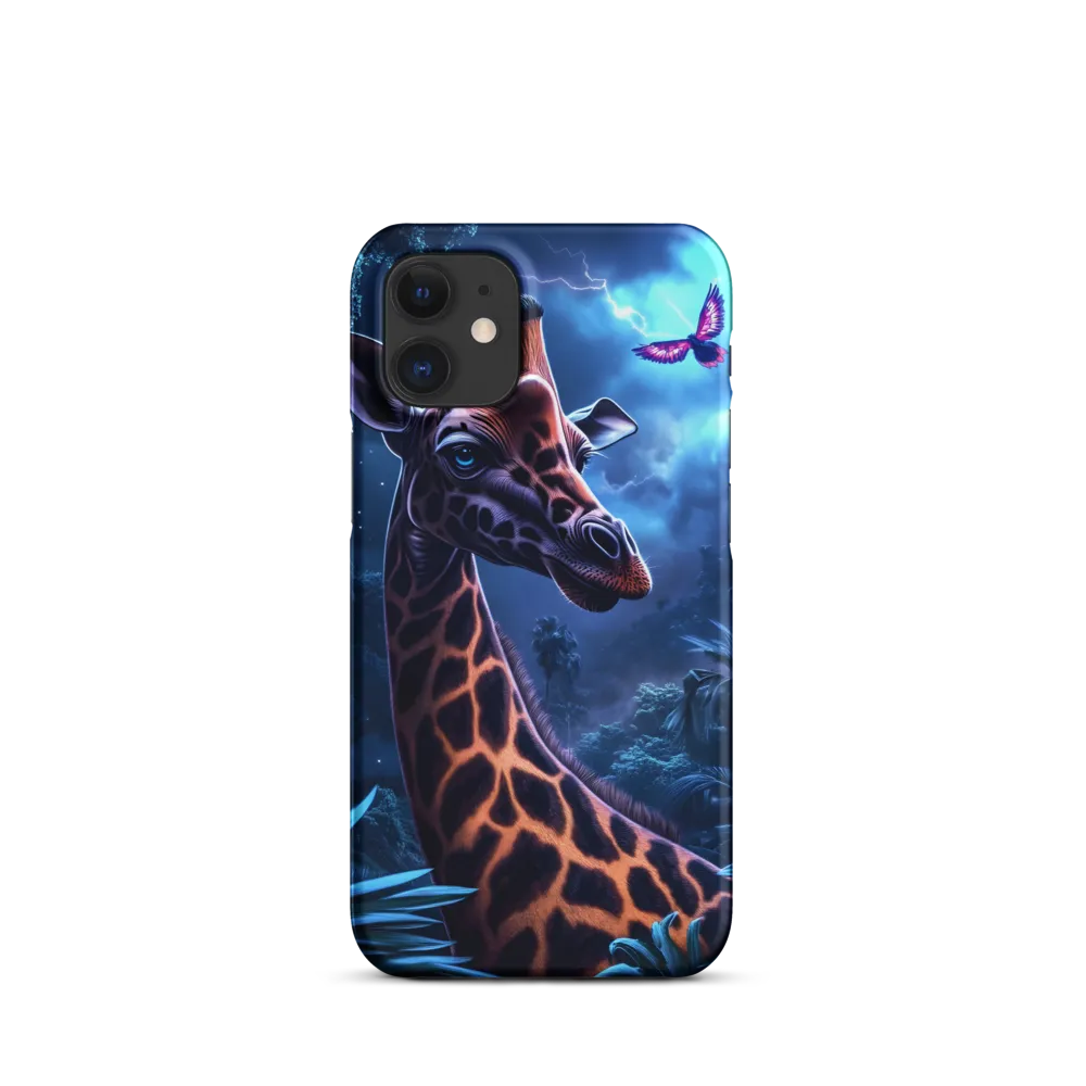 Mystical Giraffe in Twilight Jungle