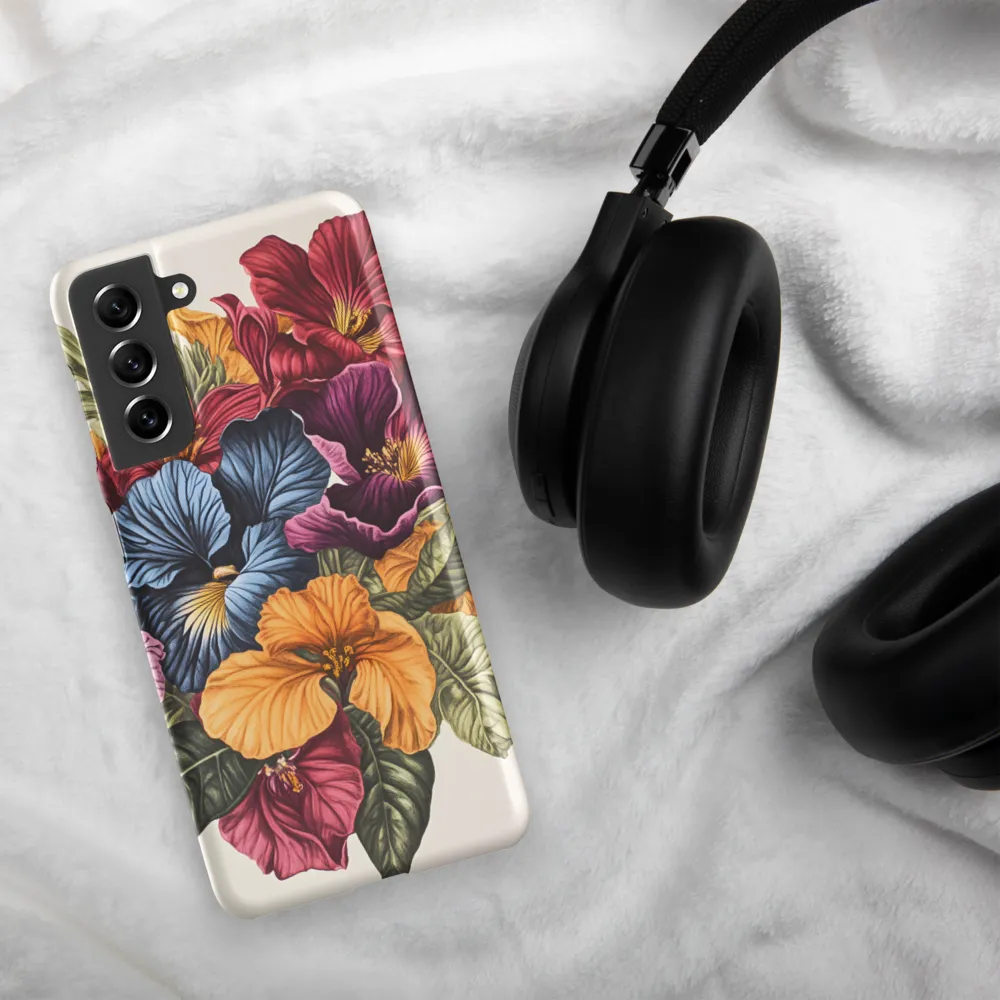 Floral Symphony in Color | Phone Case |  S21 | Snap Case | Matte