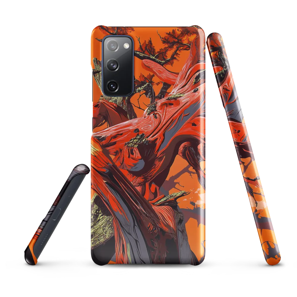 Life in Motion: An Abstract Tree | Phone Case |  S20 FE | Snap Case | Glossy