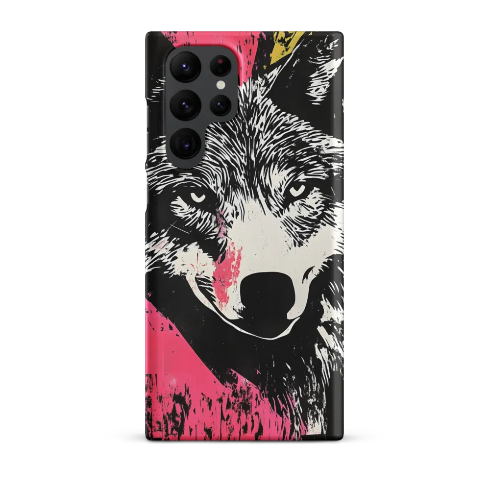 Intense Gaze of the Wolf