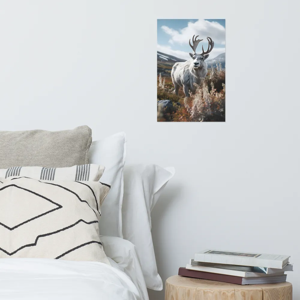 Majestic Harmony: The Reindeer in Nature | Poster | 12″×18″