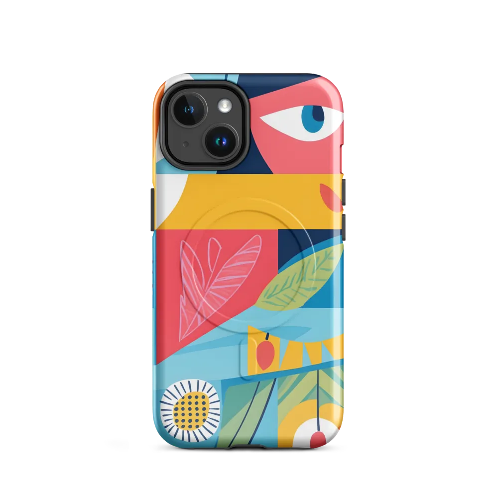 Vibrant Geometric Visage