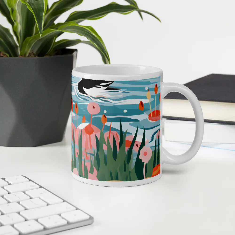 Serenity in Aquatic Harmony | Mugs | Multiple Sizes & Colors