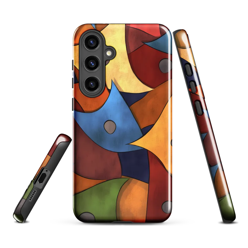 Vibrant Interplay of Shapes