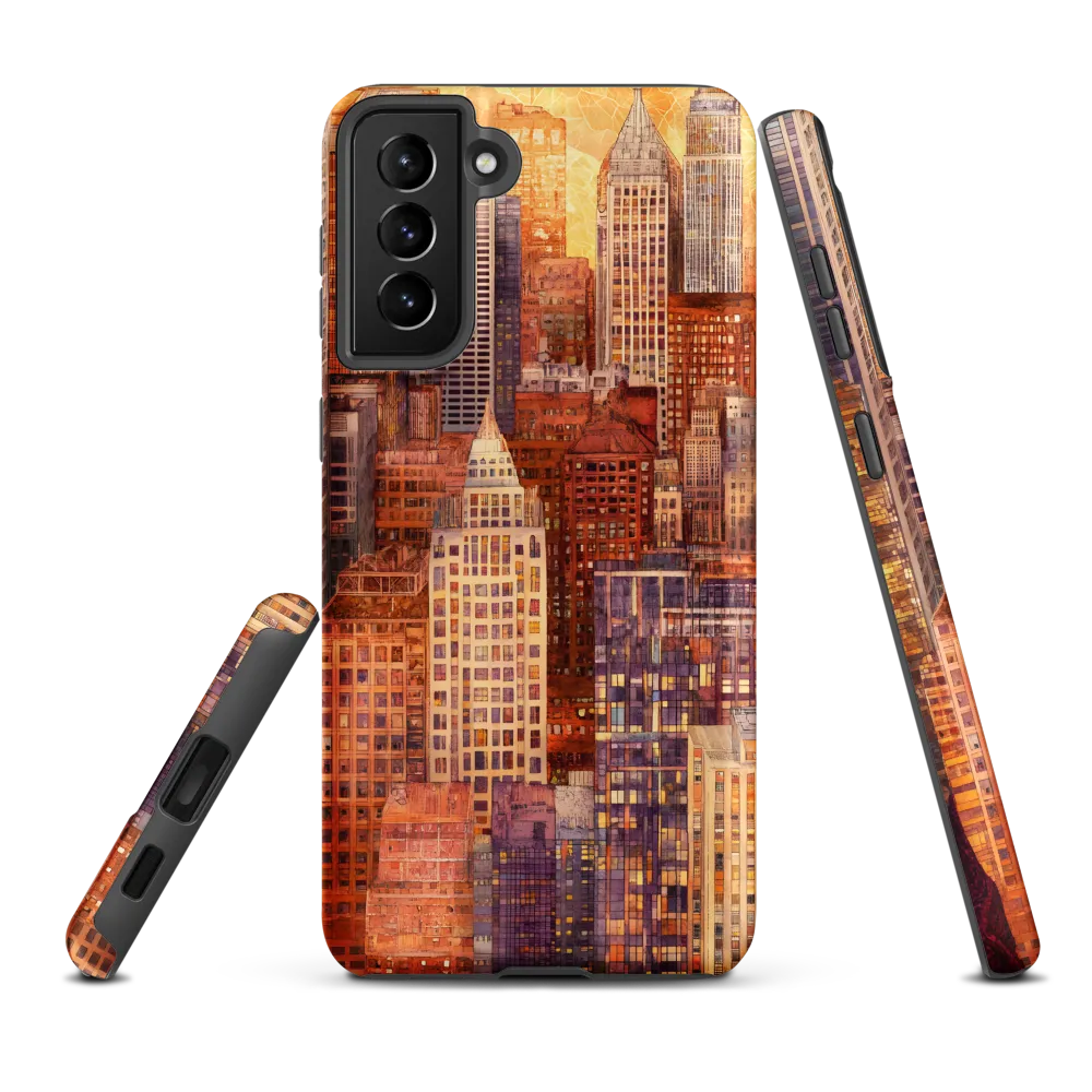 Golden Hour Over the City | Phone Case |  S21 Plus | Tough Case | Matte